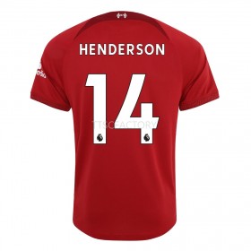 Koszulka Liverpool Henderson 14 Domowe Stroje Piłkarskie 2022/23 Krótki Rękaw